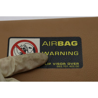 2006-2012 Porsche 911 997 Convertible Sun Visor Left Beige OEM