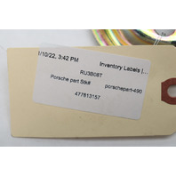 Porsche 911 Boxster Emergency Spare Tire Hold Plate Wing Nut OEM OEM