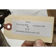 2002 2003 2004 Porsche 911 996 Eisenmann Valved Sport EXhaust Mufflers Pair Set OEM