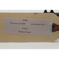 2015-2018 Porsche Macan Rear Door Sun Shade Right OEM