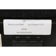 2012-2019 Porsche 911 991 Rear Seat Lumbar Support Cushion Left Leatherette Black OEM