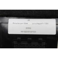 2012-2019 Porsche 911 991 Rear Seat Lumbar Support Cushion Right Leatherette Black OEM