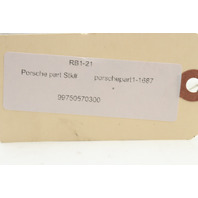 2005 2006 2007 2008 Porsche 911 997 Front Bumper Tow Hook Eye Cover OEM