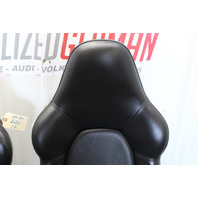 1999-2004 Porsche 911 Boxster Sport Seat Seats Pair Front Black