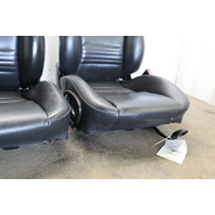 1999-2004 Porsche 911 Boxster Sport Seat Seats Pair Front Black