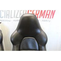 1999-2004 Porsche 911 Boxster Sport Seat Seats Pair Front Black