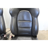 1999-2004 Porsche 911 Boxster Sport Seat Seats Pair Front Black