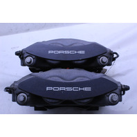2017 2018 2019 Porsche 911 991.2 Rear Brake Caliper Calipers Set Pair Black - 9P1615423C OEM
