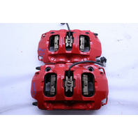 2013-2016 Porsche Boxster Cayman 981 Front Brake Calipers Brembo Pair Red OEM