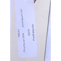 2013-2016 Porsche Boxster Cayman 981 Front Brake Calipers Brembo Pair Red OEM