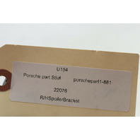 2014 2015 2016 Porsche Cayman 981 Spoiler Hinge Bracket Right OEM