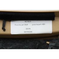 2014 2015 2016 Porsche Cayman 981 Rear Trunk Hatch Trim Panel Cover - 981555095 OEM