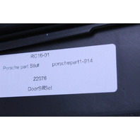 2014 2015 2016 Porsche Cayman 981 Door Sill Scuff Plate Left Right Pair - 98150466702 OEM
