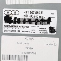 2007-2008 Audi A6 3.2 Engine Computer Module ECU ECM DME 4F2910559D OEM Used