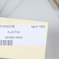 2017-2019 Audi Q7 Front Seat Back Panel Beige 4M0881969A OEM Used