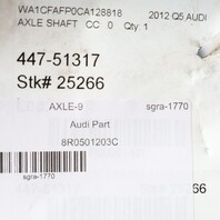 Audi A6 A7 A8 Q5 S6 S7 S8 Rear Axle Shaft CV Joint 8R0501203C OEM Used