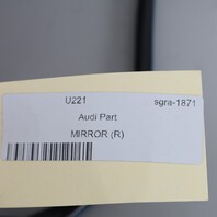 2010-2014 Audi A4 Right Side View Door Mirror OEM Used
