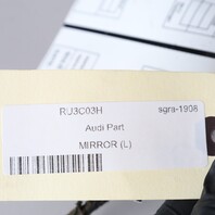 2012-2019 Volkswagen Beetle Left Side View Door Mirror Candy White OEM Used