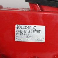 2013-2017 Audi Q5 Right Tail Light 8R0945094B OEM Used
