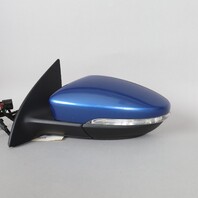 2009-2016 Volkswagen EOS Left  Door Mirror Rising Blue 1Q1857507AM OEM Used