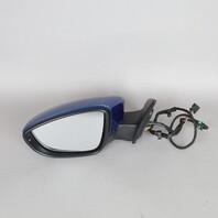 2009-2016 Volkswagen EOS Left  Door Mirror Rising Blue 1Q1857507AM OEM Used