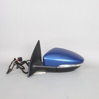 2009-2016 Volkswagen EOS Left  Door Mirror Rising Blue 1Q1857507AM OEM Used