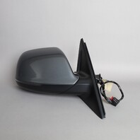 2009-2014 Audi Q5 Right Door Mirror Monsoon Gray 8R1857410L OEM Used