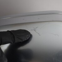 2014-2016 Audi A6 S6 Right Aluminum Door Mirror 4G1857410AE OEM Used