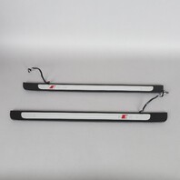 2013-2018 Audi S6 Illuminate Door Sill Entry Trim Set 4G0947405H OEM Used