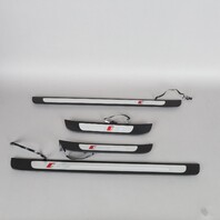 2013-2018 Audi S6 Illuminate Door Sill Entry Trim Set 4G0947405H OEM Used