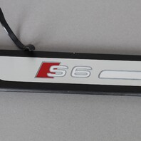 2013-2018 Audi S6 Illuminate Door Sill Entry Trim Set 4G0947405H OEM Used