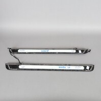 2013-2018 Audi S6 Illuminate Door Sill Entry Trim Set 4G0947405H OEM Used