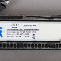 2013-2018 Audi S6 Illuminate Door Sill Entry Trim Set 4G0947405H OEM Used