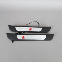 2013-2018 Audi S6 Illuminate Door Sill Entry Trim Set 4G0947405H OEM Used
