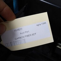 2013-2018 Audi S6 Carbon Fiber Console Door Trim Set OEM Used