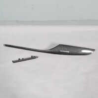 2013-2018 Audi S6 Carbon Fiber Console Door Trim Set OEM Used