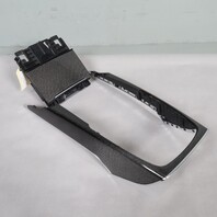 2013-2018 Audi S6 Carbon Fiber Console Door Trim Set OEM Used