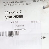 Audi A6 A7 A8 Q5 S6 S7 S8 Rear Axle Shaft CV Joint 8R0501203C OEM Used