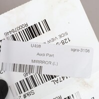2008-2014 Audi A5 Left Side View Door Mirror 8T1857409C OEM Used