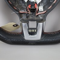 2010-2014 Volkswagen GTI Jetta GLI Steering Wheel Flat Bottom 5K0419091 OEM Used