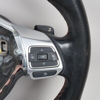 2010-2014 Volkswagen GTI Jetta GLI Steering Wheel Flat Bottom 5K0419091 OEM Used