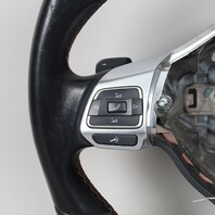 2010-2014 Volkswagen GTI Jetta GLI Steering Wheel Flat Bottom 5K0419091 OEM Used