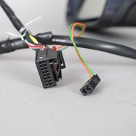 2009-2011 Audi A6 Left Door Mirror Oyster Grey 4F1857409AS OEM Used