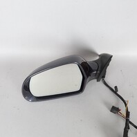 2009-2011 Audi A6 Left Door Mirror Oyster Grey 4F1857409AS OEM Used