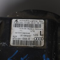 2013-2017 Audi A5 Left Xenon Headlight Self Adjustsing 8T0941043E OEM NOTE