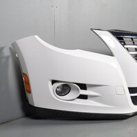 2009-2011 Volkswagen Tiguan Front Bumper With Grilles Cover Candy White OEM Used