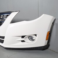 2009-2011 Volkswagen Tiguan Front Bumper With Grilles Cover Candy White OEM Used