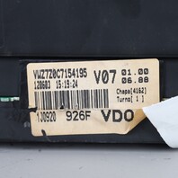 2003 Volkswagen Jetta GTI 2.8 Speedometer Instrument Cluster 1J0920926F OEM Used