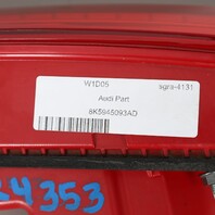 2013-2016 Audi A4 S4 Left Tail Light Lid Mount 8K5945093AD OEM Used