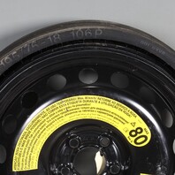 2009-2017 Audi Q5 Spare Tire Wheel 18 X 6 Space Saver Rim 8R0601011ER OEM Used